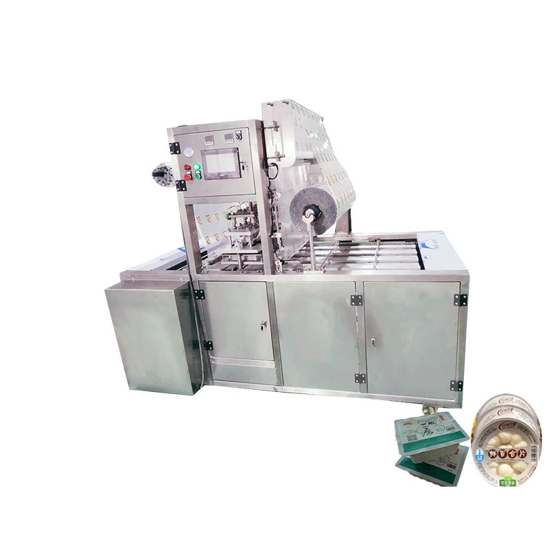 10-Boxed bowl quail eggs lily modified atmosphere fresh-locking packaging machine, quail egg box sealing machine can vacuum (1)