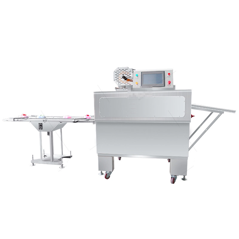 10-Fully automatic vegetable and fruit plastic wrap packaging machine with tray fruit and vegetable fresh meat plastic wrapping machine (1)