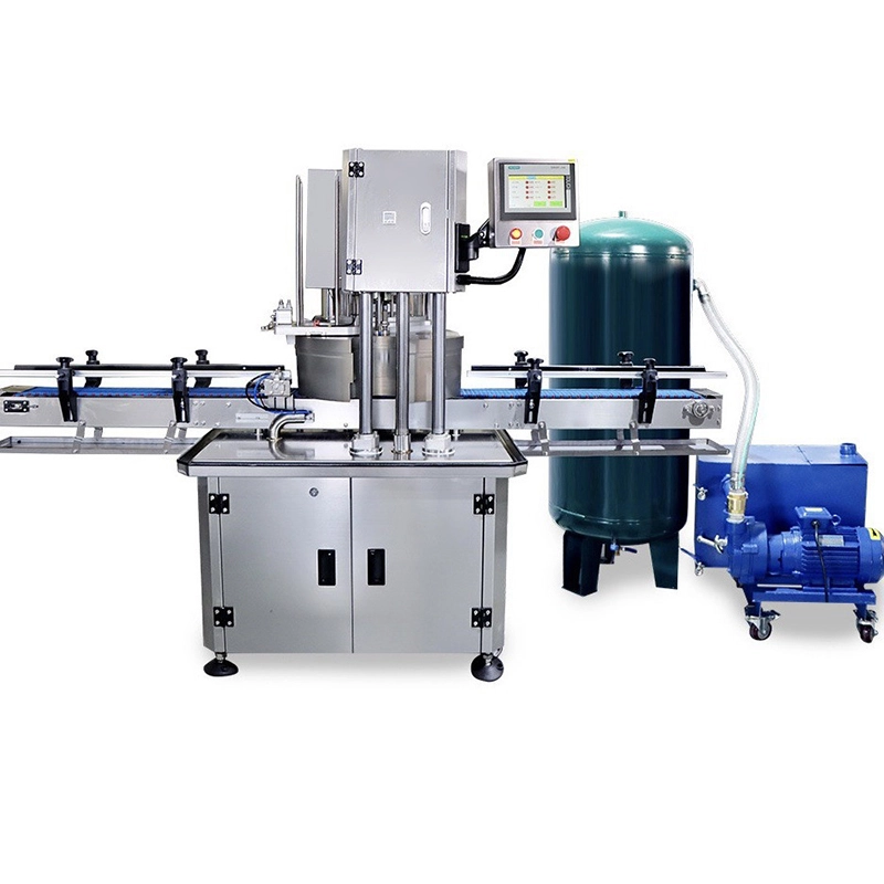 2-Tinplate easy-open can vacuum sealing machine Sauce pet food can high-speed sealing machine (1)