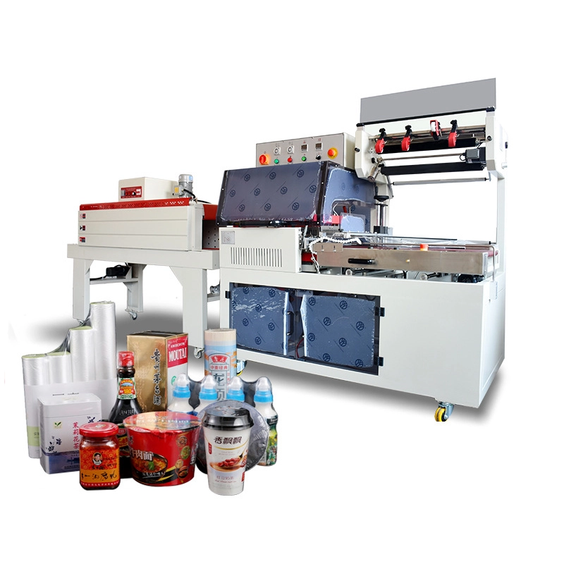 3-Fully automatic plastic packaging machine Tea cake heat shrink packaging machine Fruit and vegetable heat shrink film packaging machine (1)