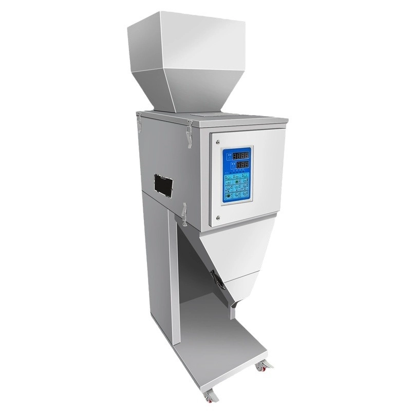 3-Fully automatic rice and grain packaging machine, granule powder feed, peanut nut intelligent quantitative weighing machine (1)