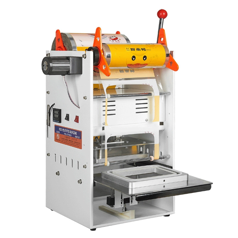 3-Takeaway box sealing machine Fresh box sealing machine Cooked food sealing equipment Cup sealing machine Heat sealing machine (1)