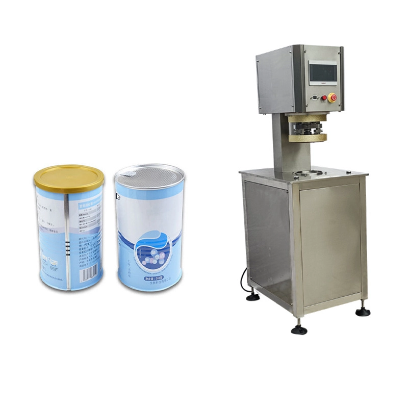 3-Walnut powder can vacuum nitrogen filling can sealing machine Canned food vacuum can sealing machine Chicken soup can vacuum can sealing machine (1)