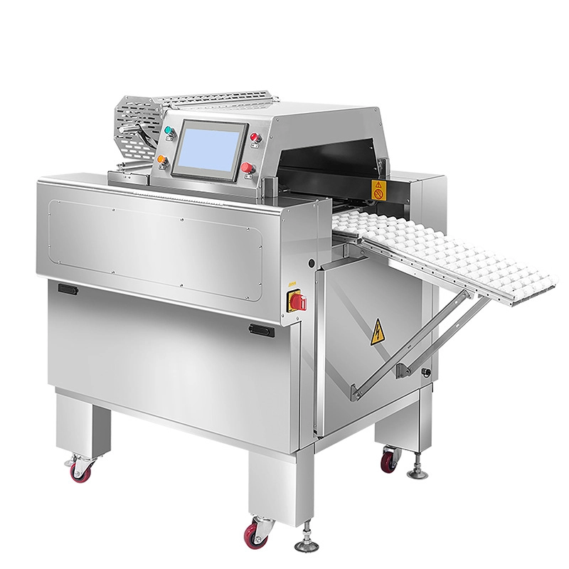 4-Spot wholesale fully automatic plastic wrap packaging machine cold chain fresh film wrapping machine automatic vegetable and fruit plastic wrap machine (1)