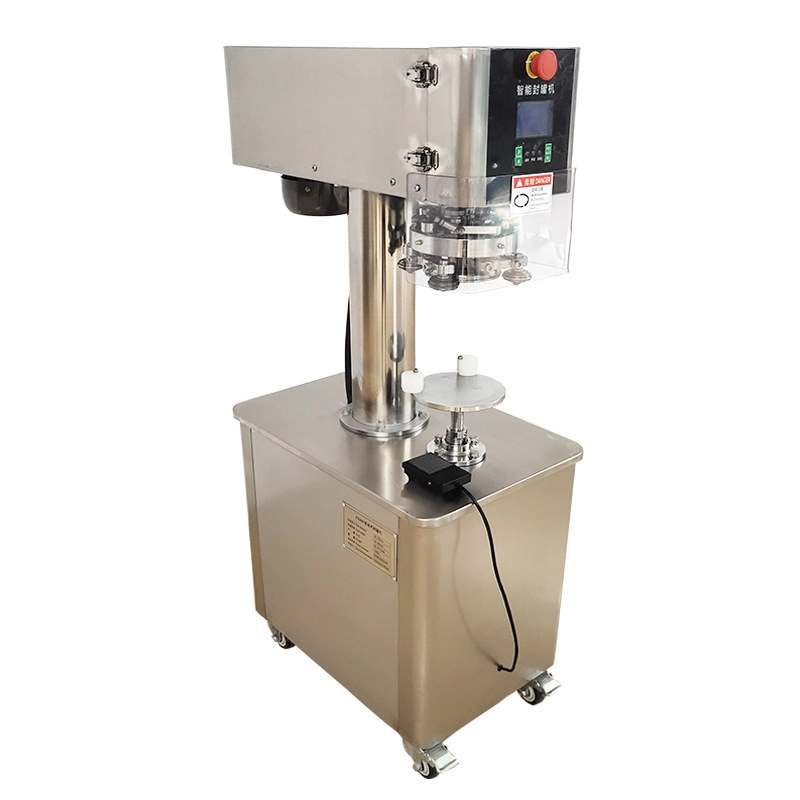8-Tin can sealing machine Can sealing machine Can semi-automatic plastic can sealing machine Semi-automatic can sealing machine (1)
