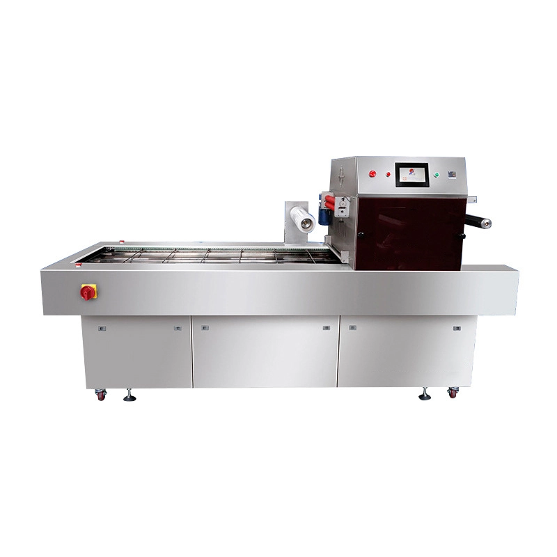 9-Crab seafood inflatable packaging machine Fully automatic continuous box sealing vacuum packaging machine Prawn sealing machine (1)