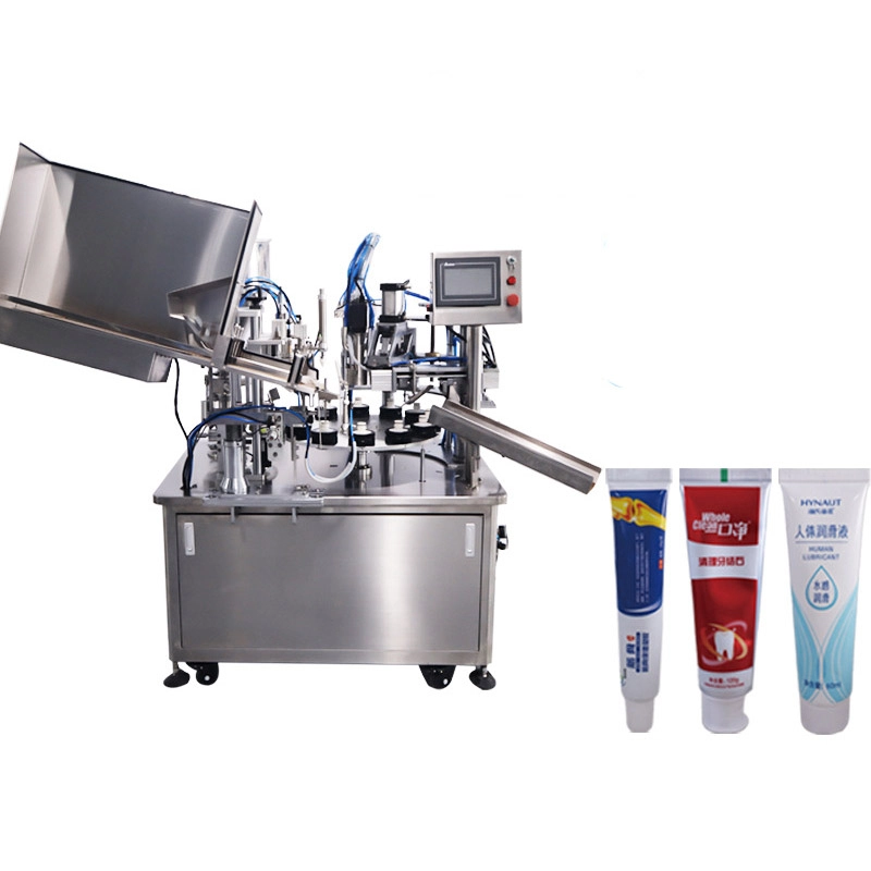 6-Cosmetic-facial-cleanser-paste-aluminum-plastic-hose-canning-and-sealing-machine-Fully-automatic-hose-filling-and-sealing-machine-1