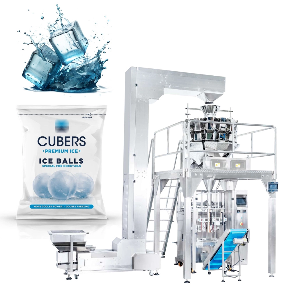 Mesin Pengemas Es Loli Es Loli Otomatis untuk Penimbangan Otomatis